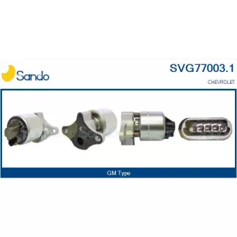 Vanne EGR SANDO SVG77003.1