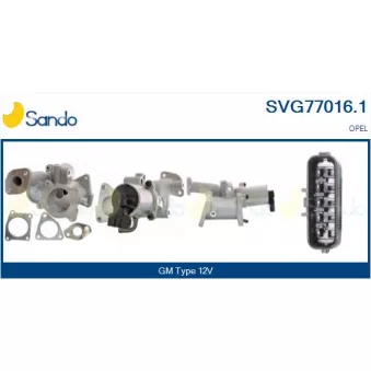 Vanne EGR SANDO OEM 851748