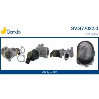 Vanne EGR SANDO OEM 18520M86J01