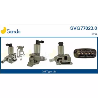 Vanne EGR SANDO OEM 9193652