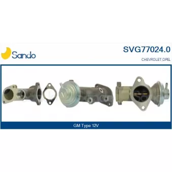 Vanne EGR SANDO OEM 97184925