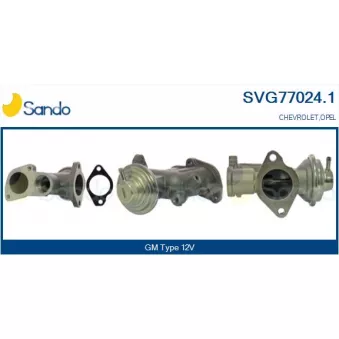 Vanne EGR SANDO OEM 97184925