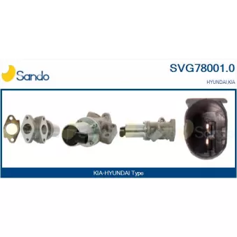 Vanne EGR SANDO OEM 2508478