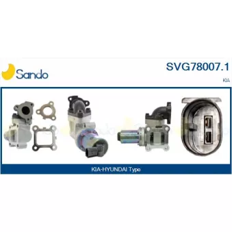 SANDO SVG78007.1 - Vanne EGR