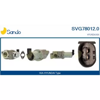 Vanne EGR SANDO OEM 138498