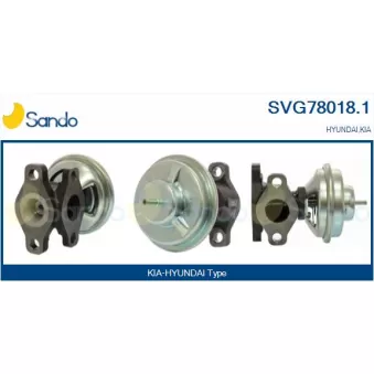 Vanne EGR SANDO OEM 2841027250