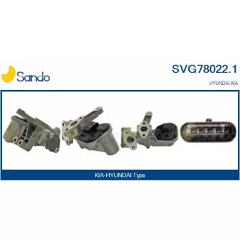 Vanne EGR SANDO SVG78022.1