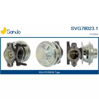 Vanne EGR SANDO OEM 284104x510