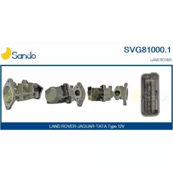 Vanne EGR SANDO OEM LR004533