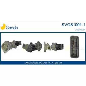 Vanne EGR SANDO OEM LR009810