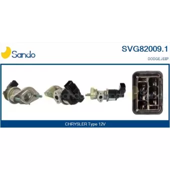 Vanne EGR SANDO OEM 53034192AB