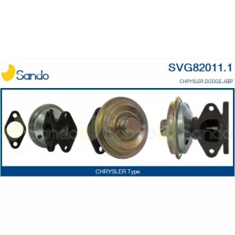 Vanne EGR SANDO OEM k05066800aa