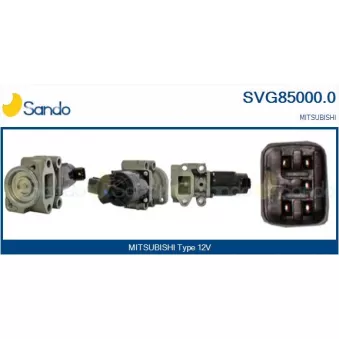 Vanne EGR SANDO OEM 1582A038
