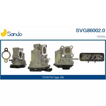 Vanne EGR SANDO OEM 2580033010