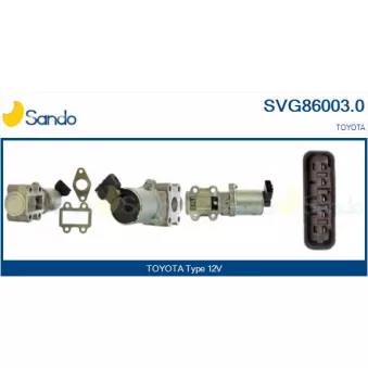 Vanne EGR SANDO OEM 256200R011