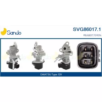 Vanne EGR SANDO OEM 2562047020