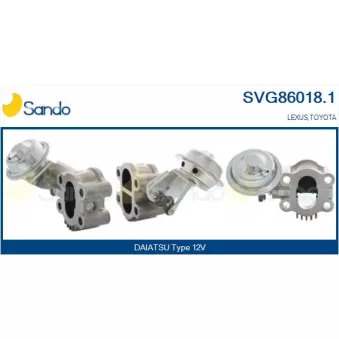 Vanne EGR SANDO OEM 2563026020