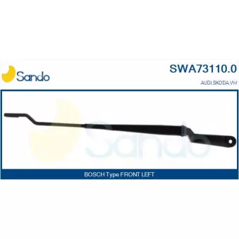 Bras d'essuie-glace, nettoyage des vitres SANDO OEM 1J1955409