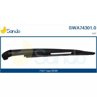 Bras d'essuie-glace, nettoyage des vitres SANDO OEM 7781640