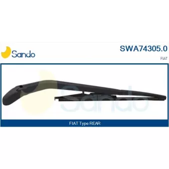 Bras d'essuie-glace, nettoyage des vitres SANDO OEM 7732827