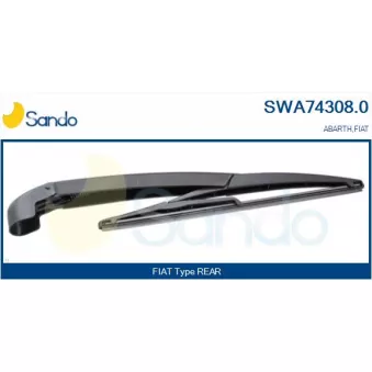 Bras d'essuie-glace, nettoyage des vitres SANDO OEM 51787577