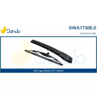 Bras d'essuie-glace, nettoyage des vitres SANDO SWA77306.0