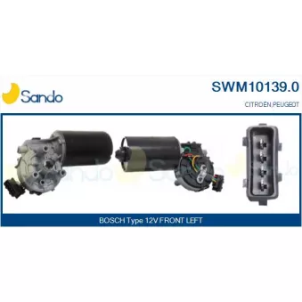 Moteur d'essuie-glace SANDO OEM 6405F8