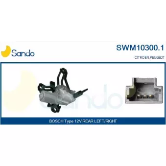 SANDO SWM10300.1 - Moteur d'essuie-glace