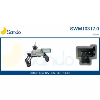 SANDO SWM10317.0 - Moteur d'essuie-glace