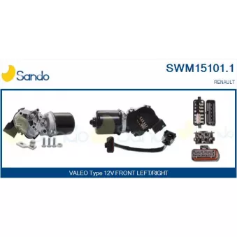 Moteur d'essuie-glace SANDO OEM 7701036015