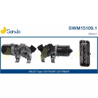Moteur d'essuie-glace SANDO OEM 7701054828