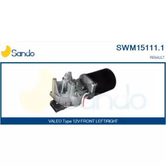 Moteur d'essuie-glace SANDO SWM15111.1