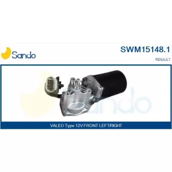 Moteur d'essuie-glace SANDO SWM15148.1