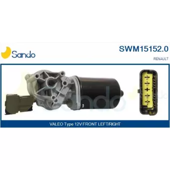 Moteur d'essuie-glace SANDO SWM15152.0