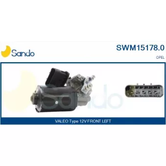 Moteur d'essuie-glace SANDO OEM 90341903