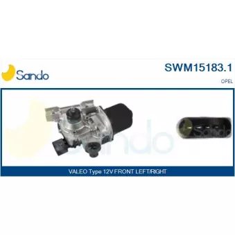 Moteur d'essuie-glace SANDO OEM 1270068