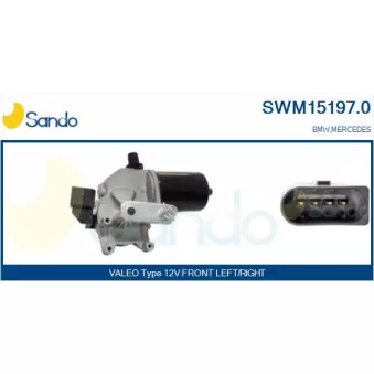 Moteur d'essuie-glace SANDO SWM15197.0