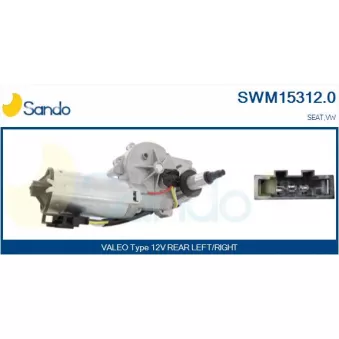 SANDO SWM15312.0 - Moteur d'essuie-glace