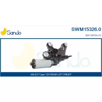 Moteur d'essuie-glace SANDO OEM 1J6955711G