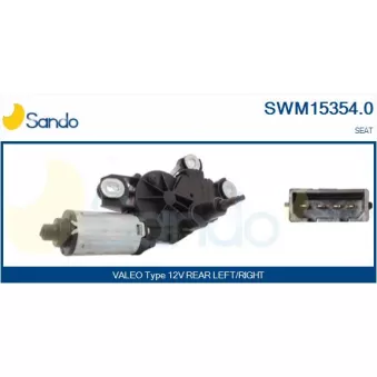 Moteur d'essuie-glace SANDO SWM15354.0