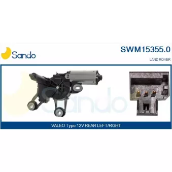 Moteur d'essuie-glace SANDO SWM15355.0