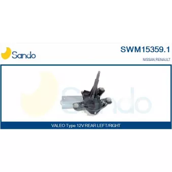 Moteur d'essuie-glace SANDO OEM 8200001891B