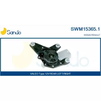 SANDO SWM15365.1 - Moteur d'essuie-glace