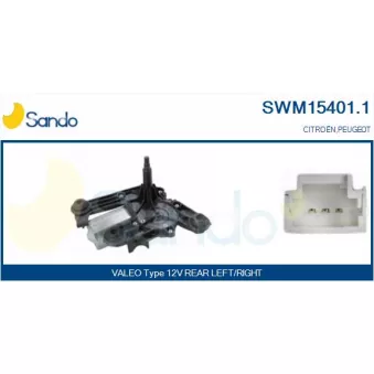 Moteur d'essuie-glace SANDO SWM15401.1