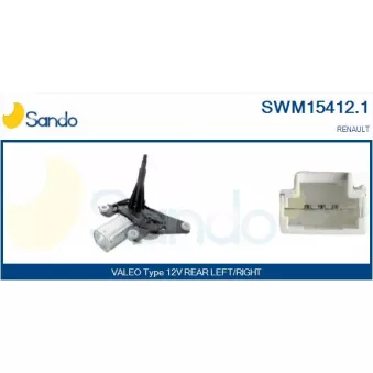 Moteur d'essuie-glace SANDO SWM15412.1