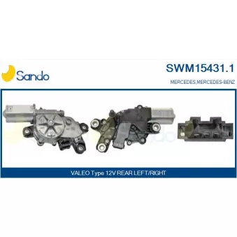 Moteur d'essuie-glace SANDO [SWM15431.1]