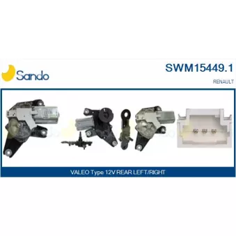Moteur d'essuie-glace SANDO SWM15449.1