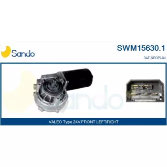 Moteur d'essuie-glace SANDO SWM15630.1
