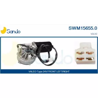 Moteur d'essuie-glace SANDO OEM 1063838