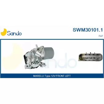 Moteur d'essuie-glace SANDO OEM 77362587